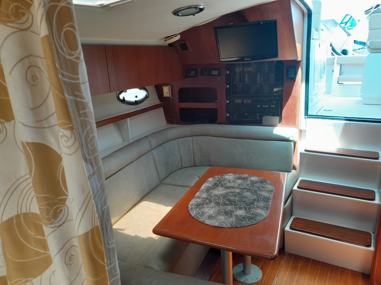 Tiara 34 ft convertible motor yacht docked at Marina Yucalpetén in Progreso Yucatán